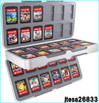Switch Switch 2 Game Card Case 48 Slots Shockproof Lightweight Dustproof Storage