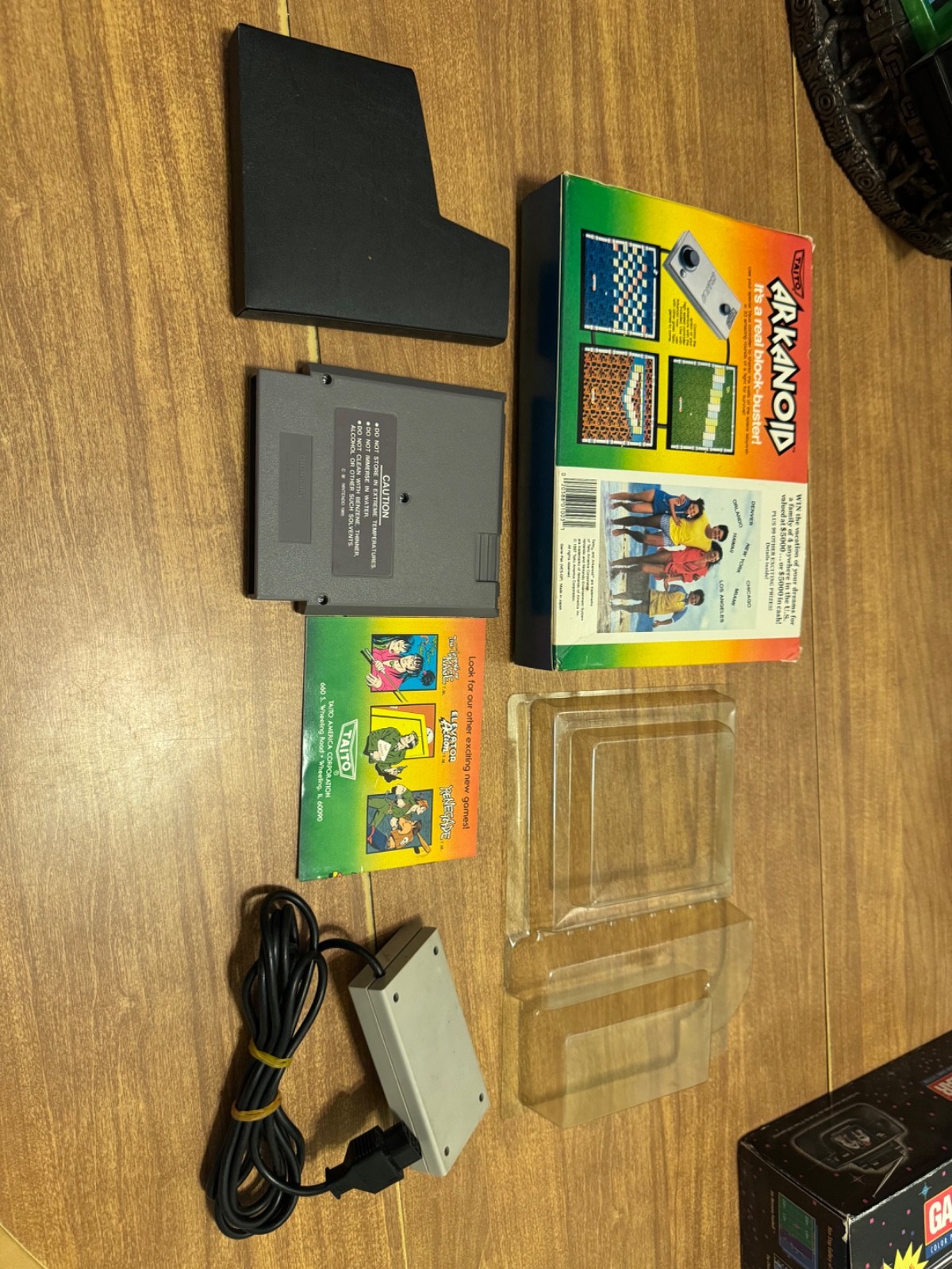 Arkanoid (Nintendo NES) CIB complete controller bundle video game BOX SET Taito