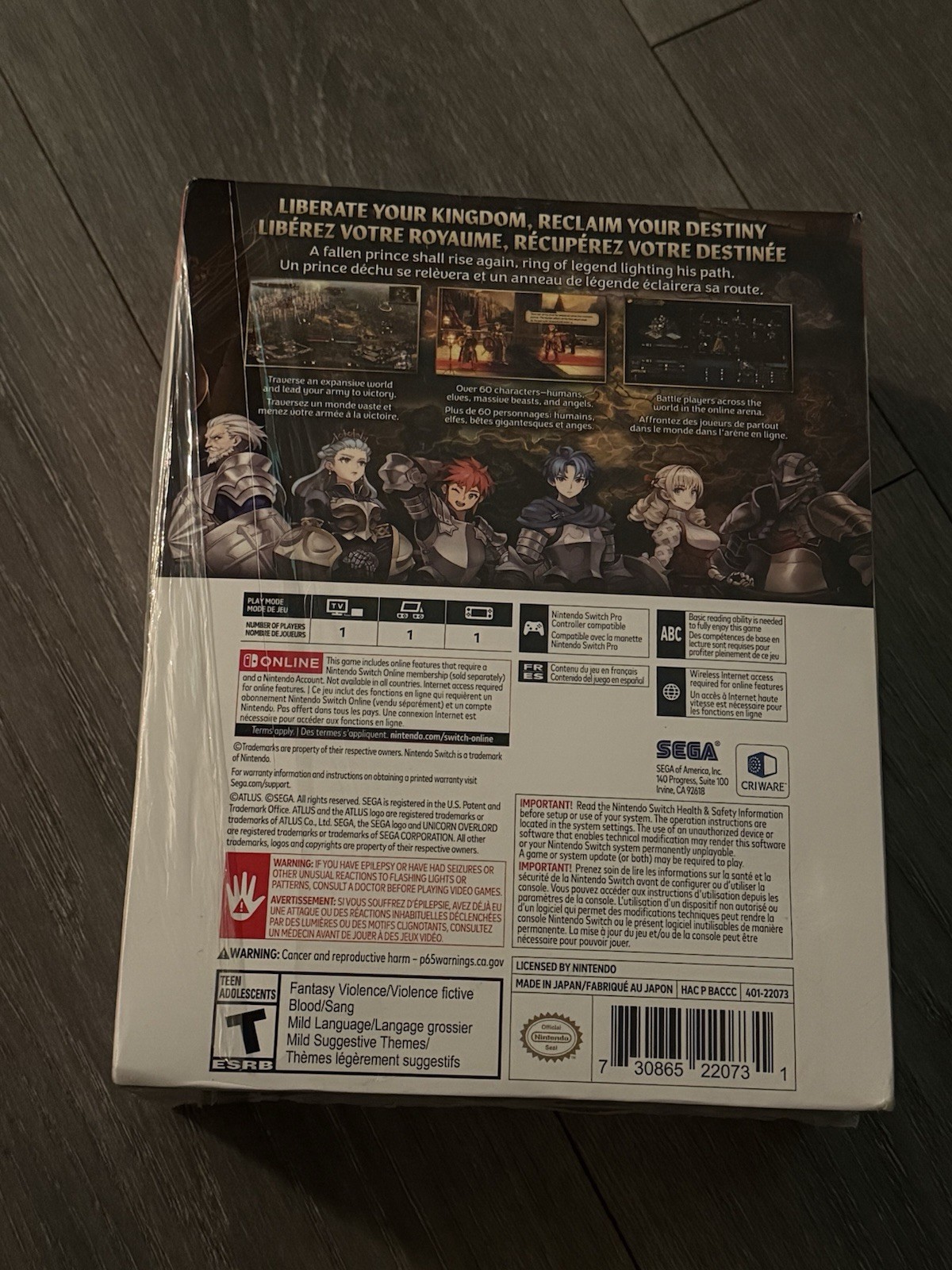 Unicorn Overlord Monarch Edition (Switch) – Brand new