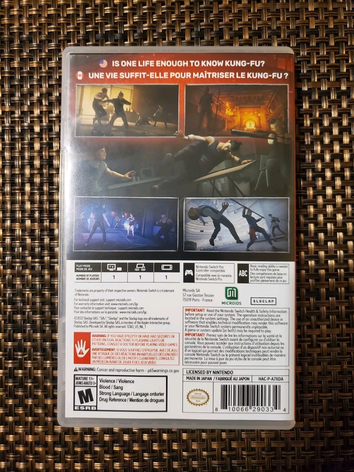 Sifu Nintendo Switch Game