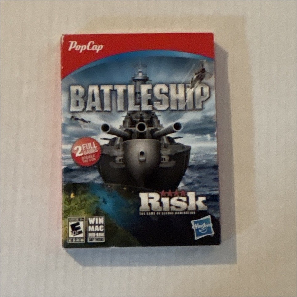 Battleship & Risk by PopCap – PC/Mac DVD‑ROM – 2‑Game Bundle (E10+)