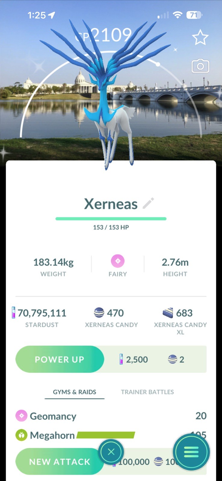 Pokémon Go Trade Shiny Xerneas Tianan Taiwan BG – 1 mill dust trade