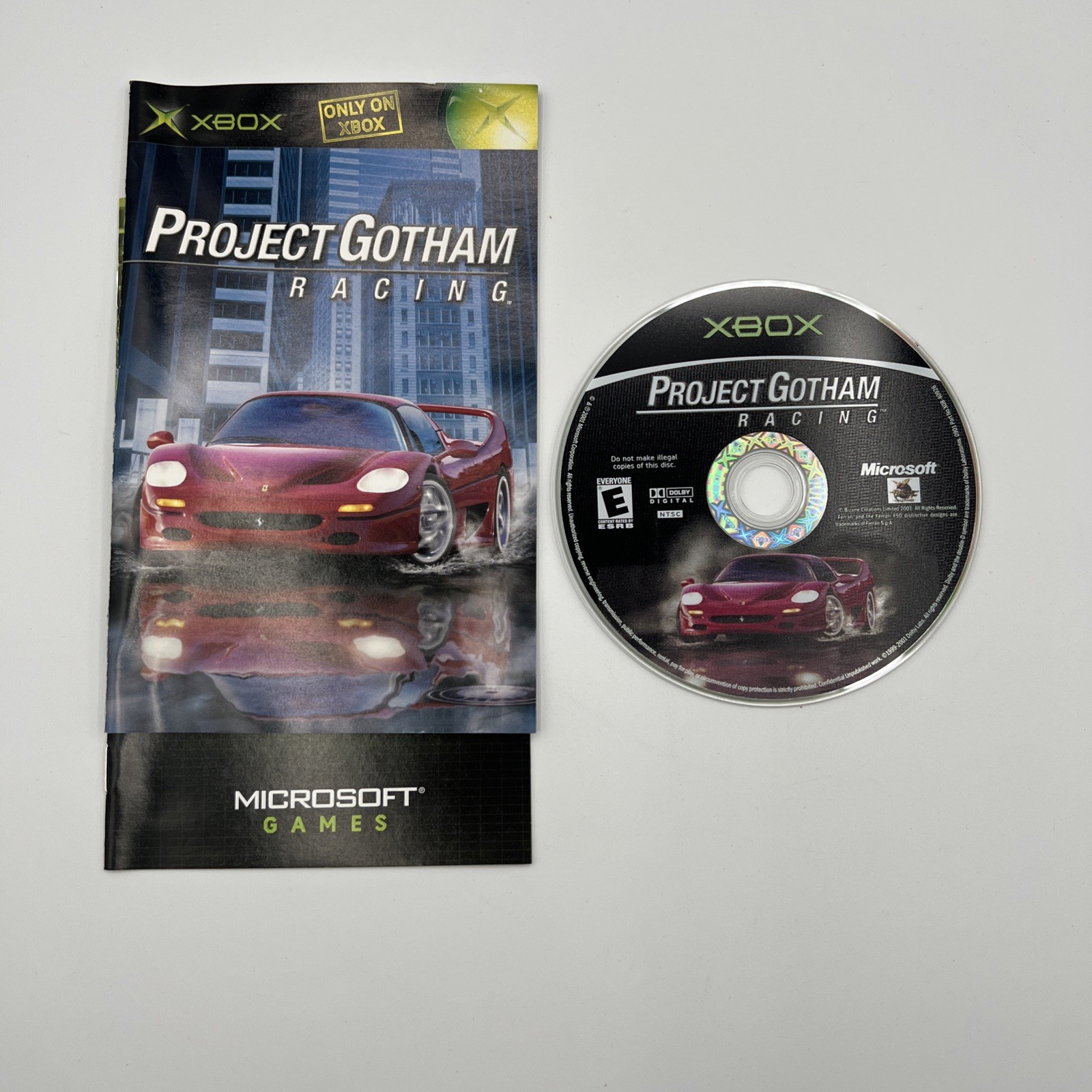 Project Gotham Racing (Xbox, 2001) CIB Complete MSFT Employee
