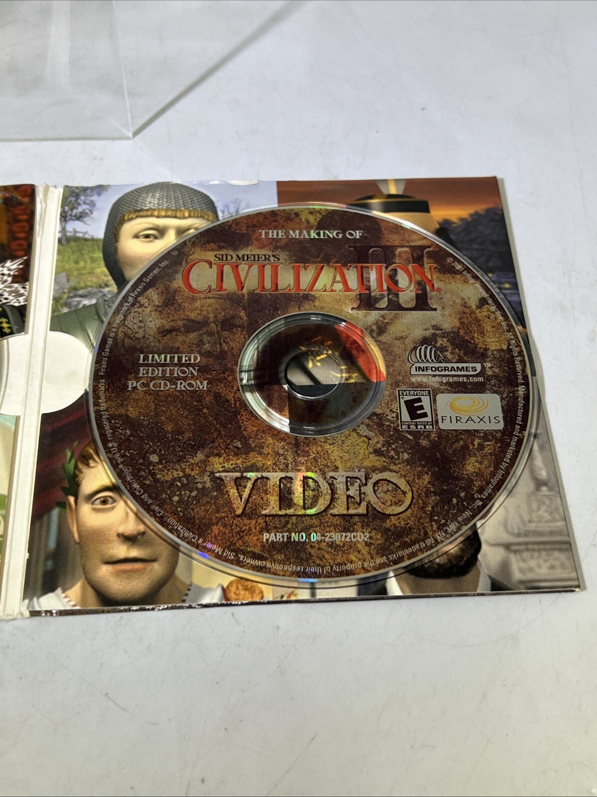 Sid Meier’s Civilization III: Limited Edition PC 2001 Sleeve & Discs