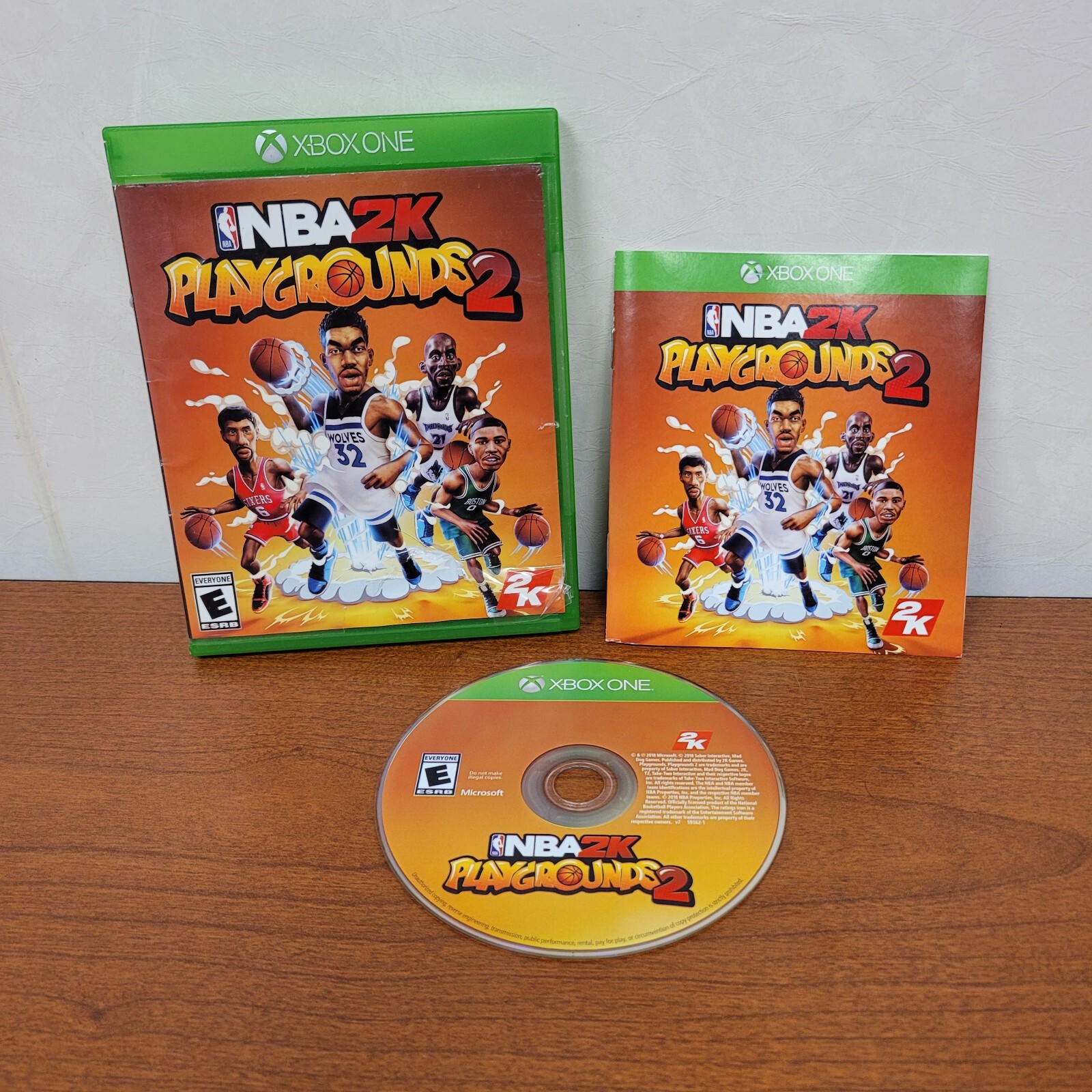 NBA 2K Playgrounds 2 (Microsoft Xbox One) Complete w/ Insert ~Tested/Working!