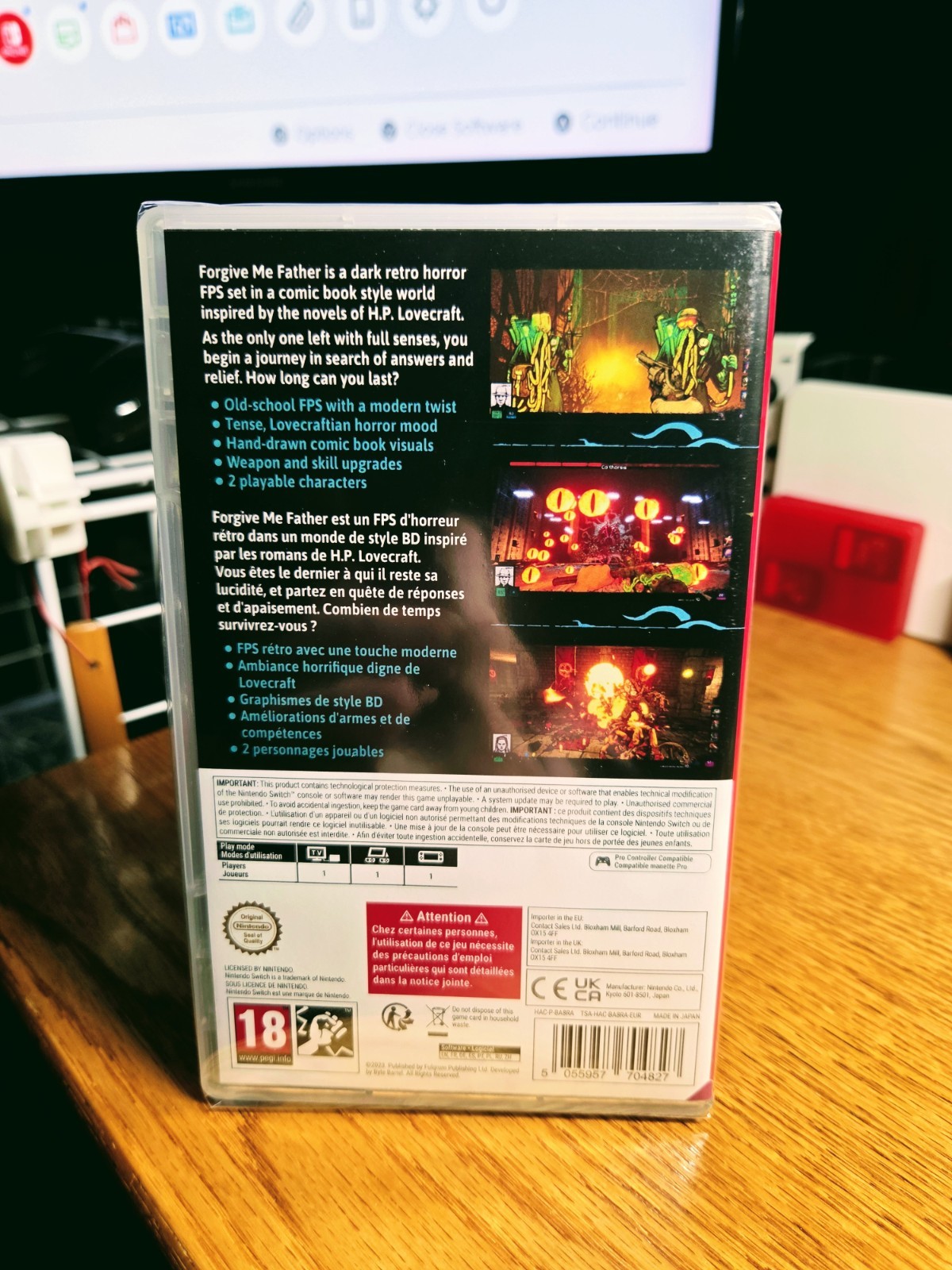 Forgive Me Father 1 & 2 lot (Nintendo Switch) Brand New/Lovecraftian FPS!
