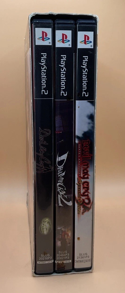 Devil May Cry: 5th Anniversary Collection (Sony PlayStation 2, 2006) Box Set