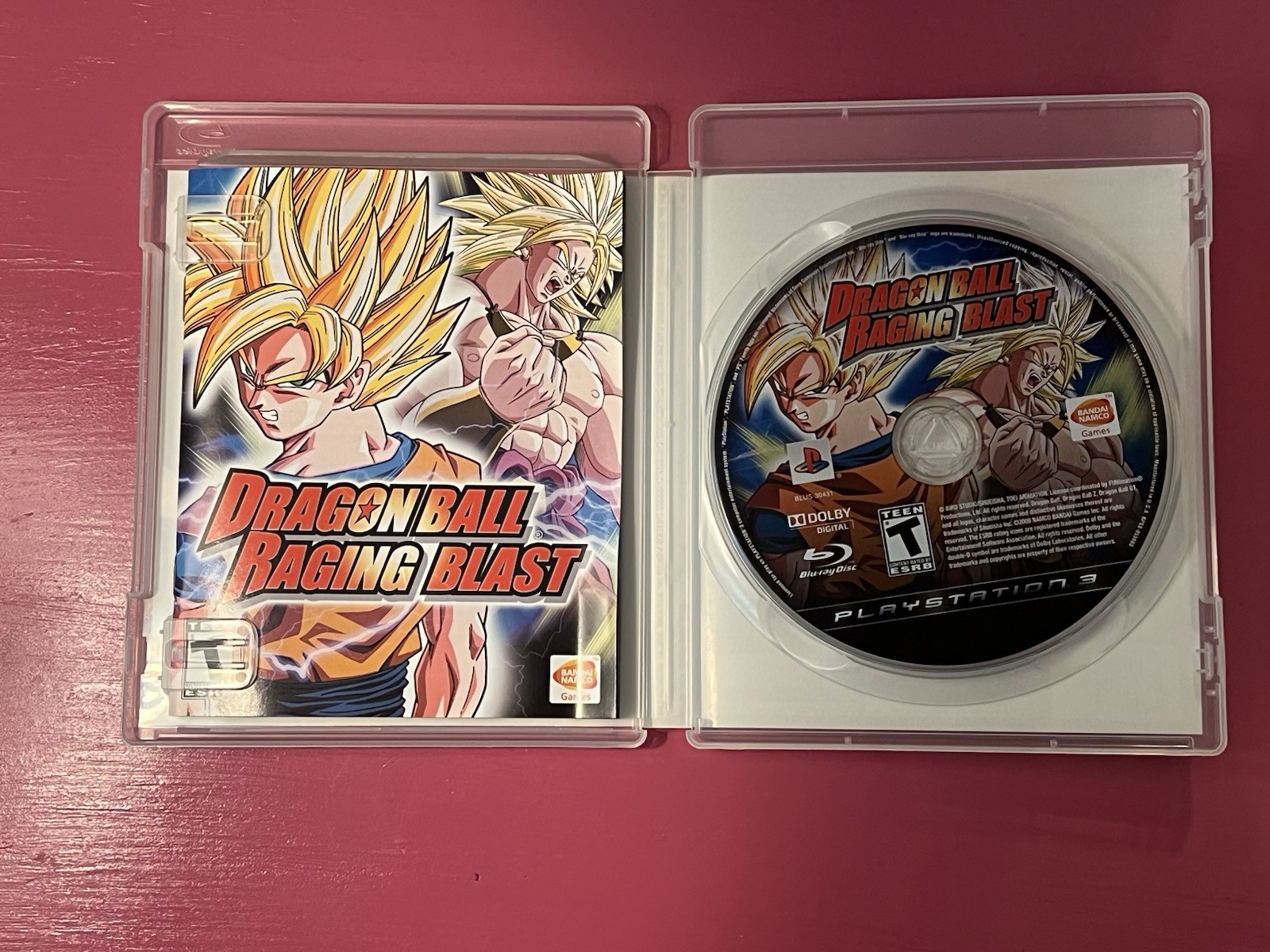Dragon Ball: Raging Blast 1 & 2 PS3 with Complete Cases & Manuals – Tested