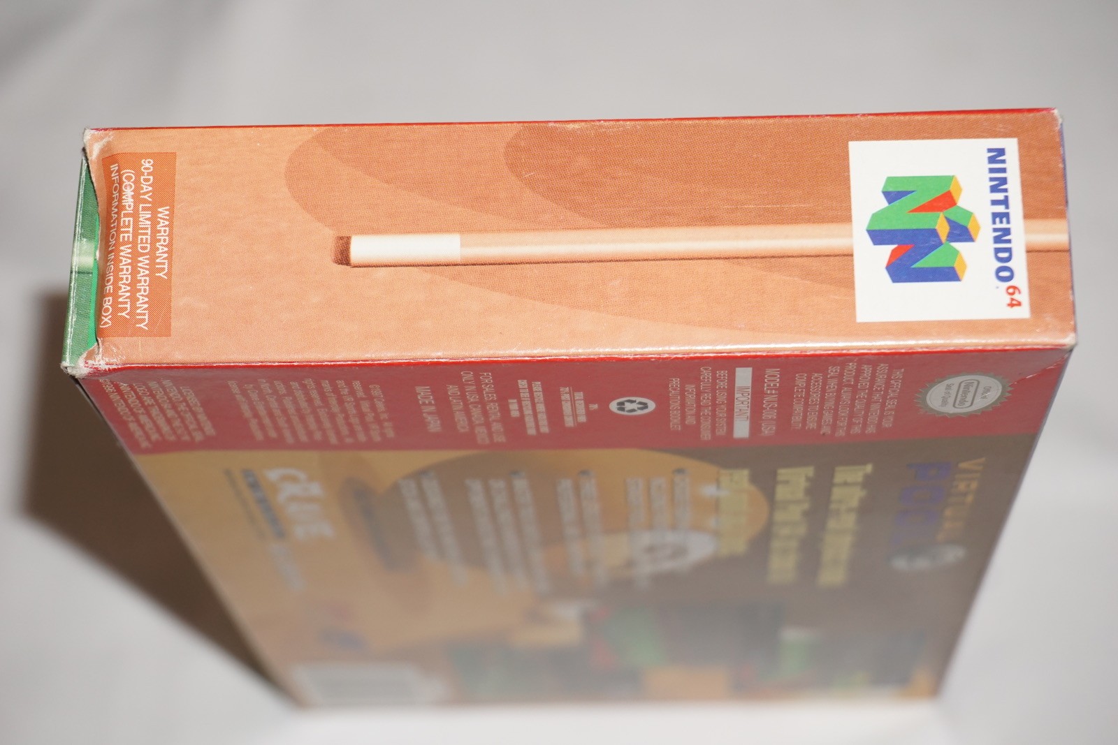 Virtual Pool (Nintendo 64 N64) Complete in Box CIB