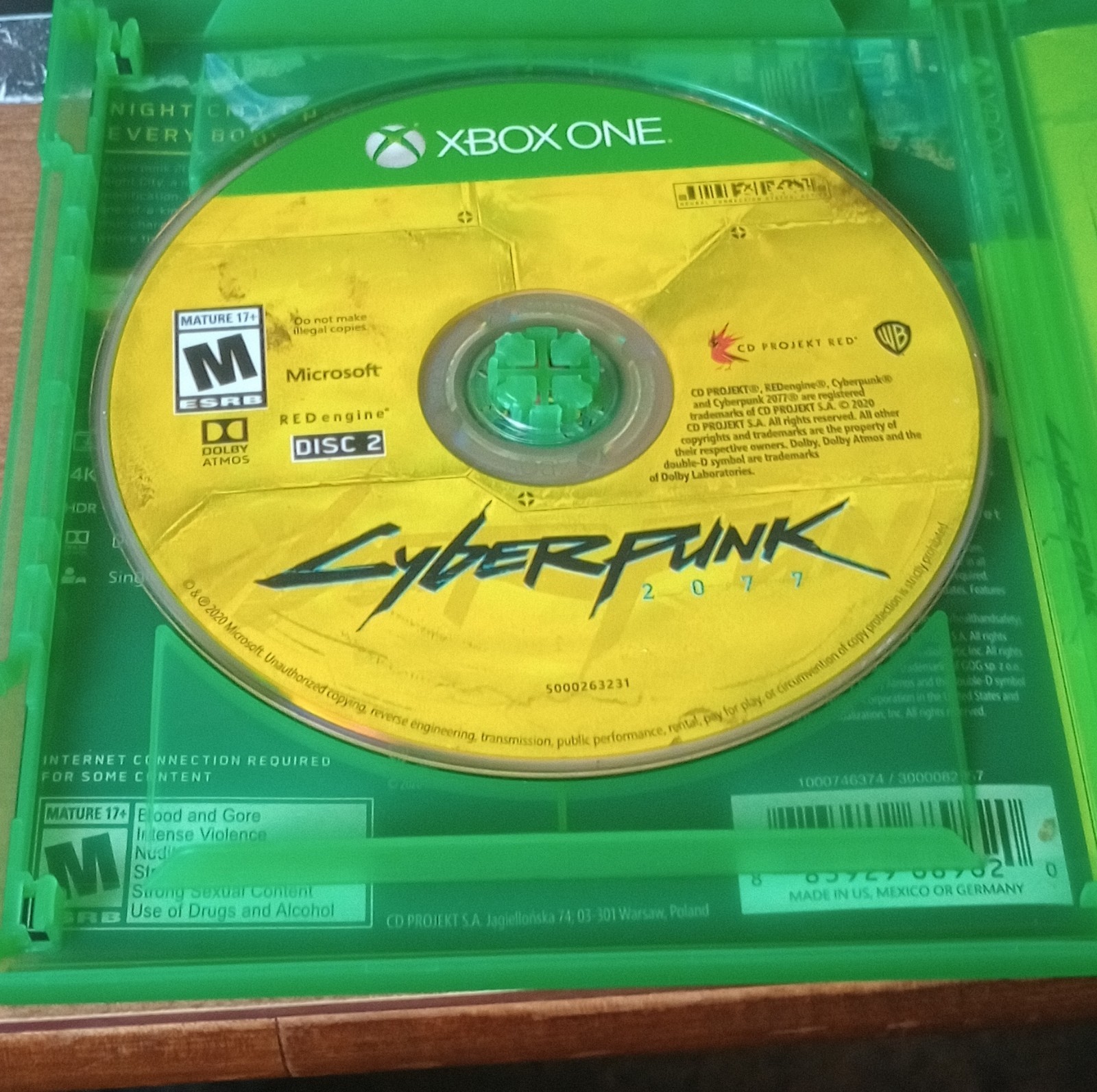 Cyberpunk 2077 Complete Edition Xbox One CD Projekt RED 4K HDR Stickers
