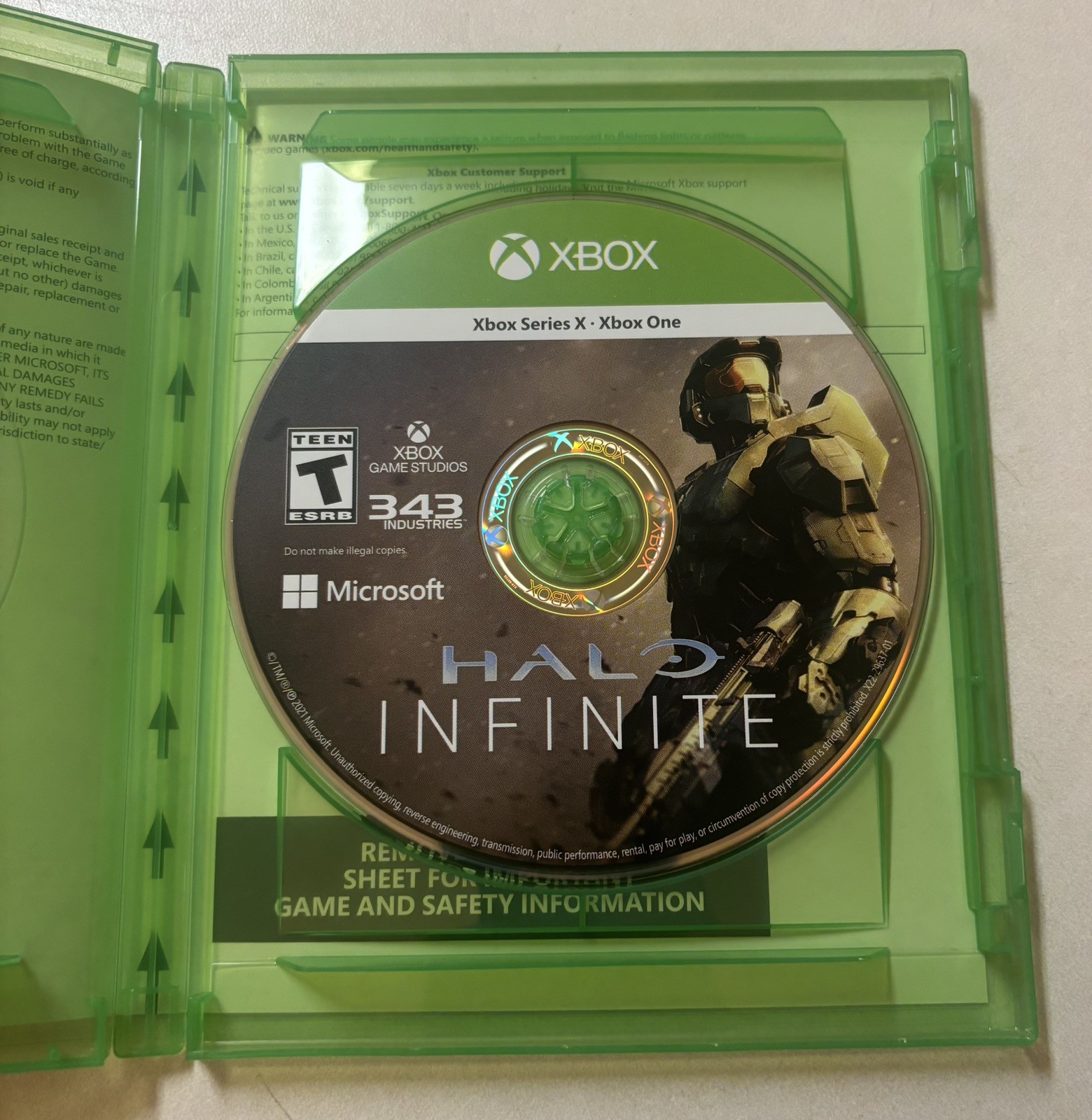 Halo: Infinite COMPLETE (Microsoft Xbox One & Xbox Series X, 2021) CIB 343