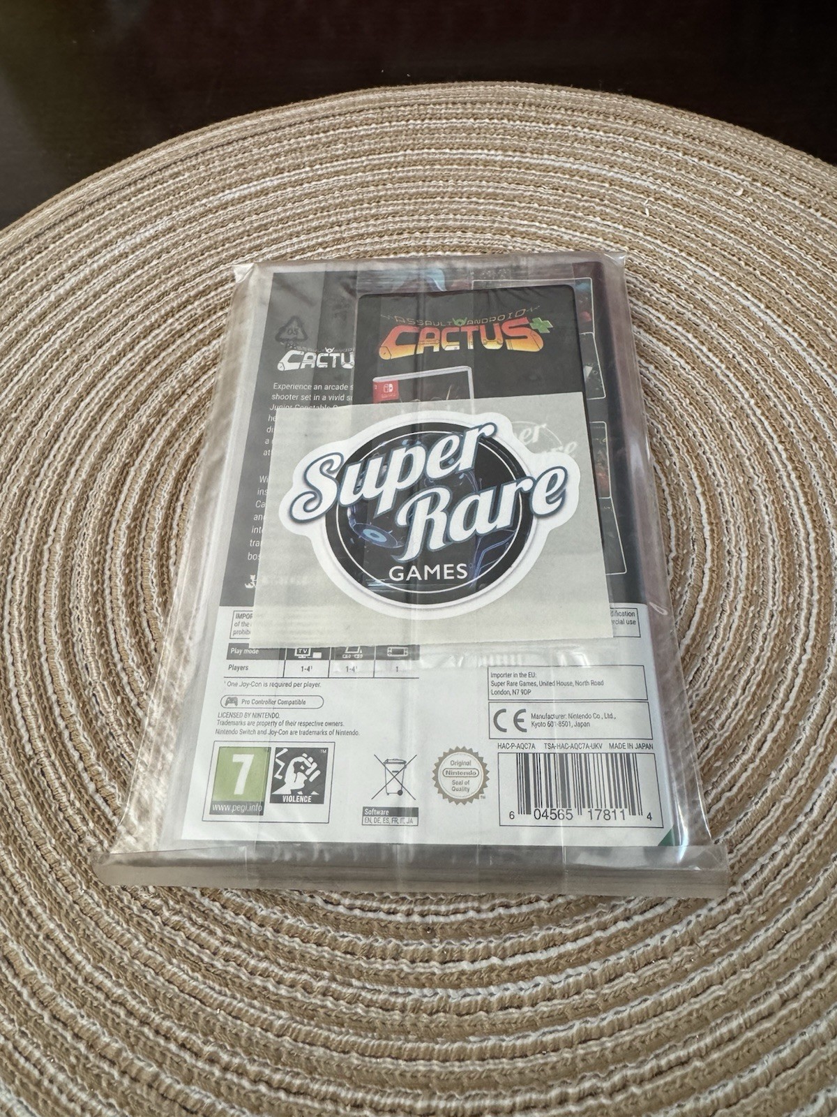 Assault Android Cactus (Nintendo Switch, Super Rare #28) Factory Sealed 🔥