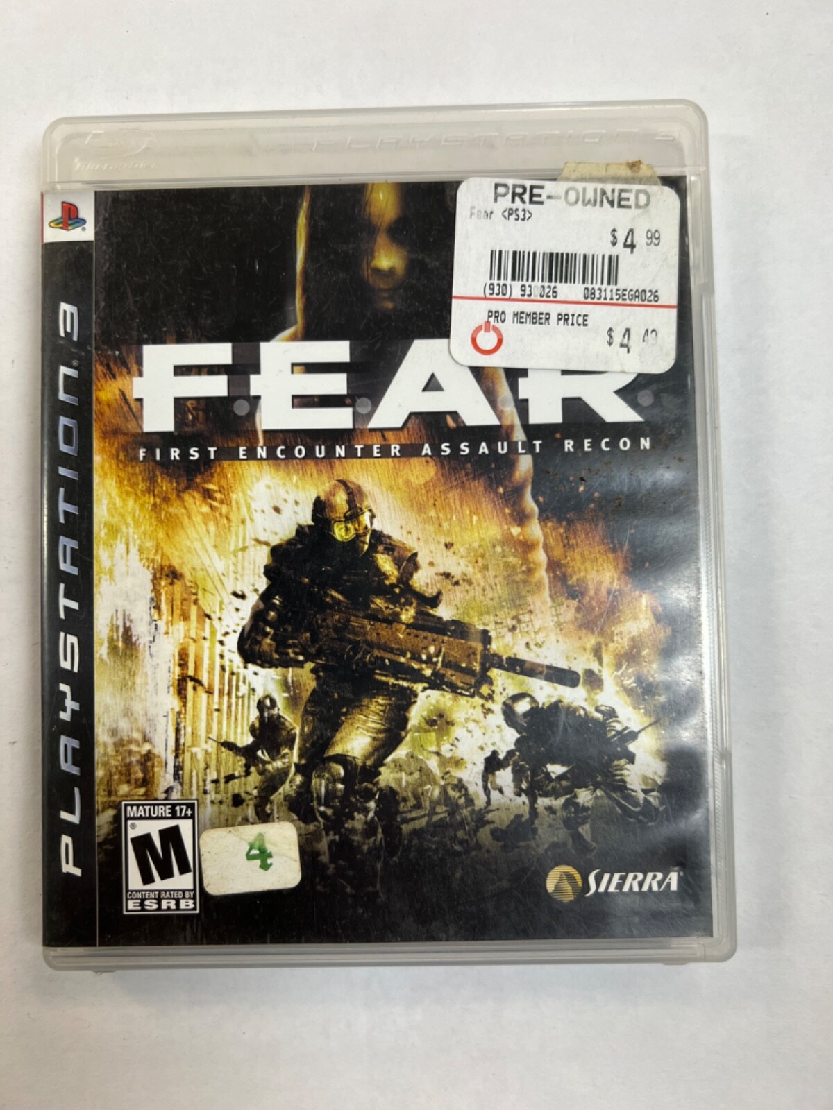 F.E.A.R.: First Encounter Assault Recon (Sony PlayStation 3, 2007)