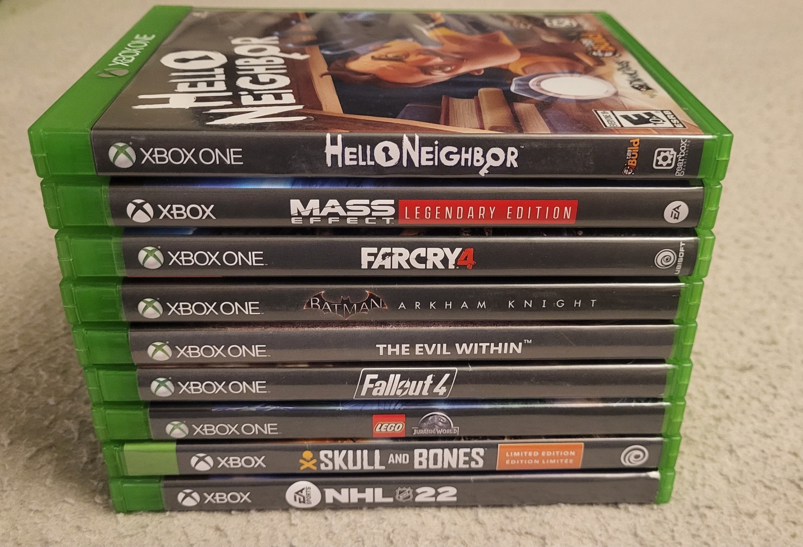 Microsoft Xbox One & Series X Games Lot Of 9 – Fallout Farcry Mass Effect Batman