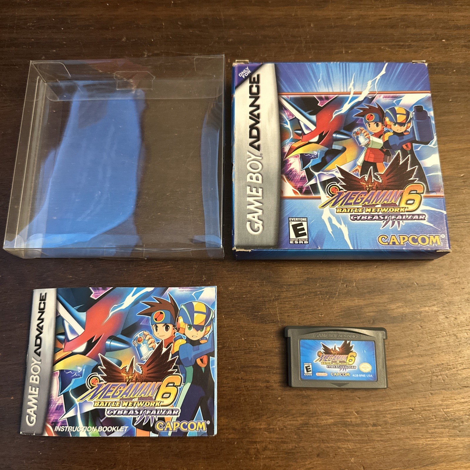 Mega Man Battle Network 6: Cybeast Falzar (Game Boy Advance GBA) Complete CIB