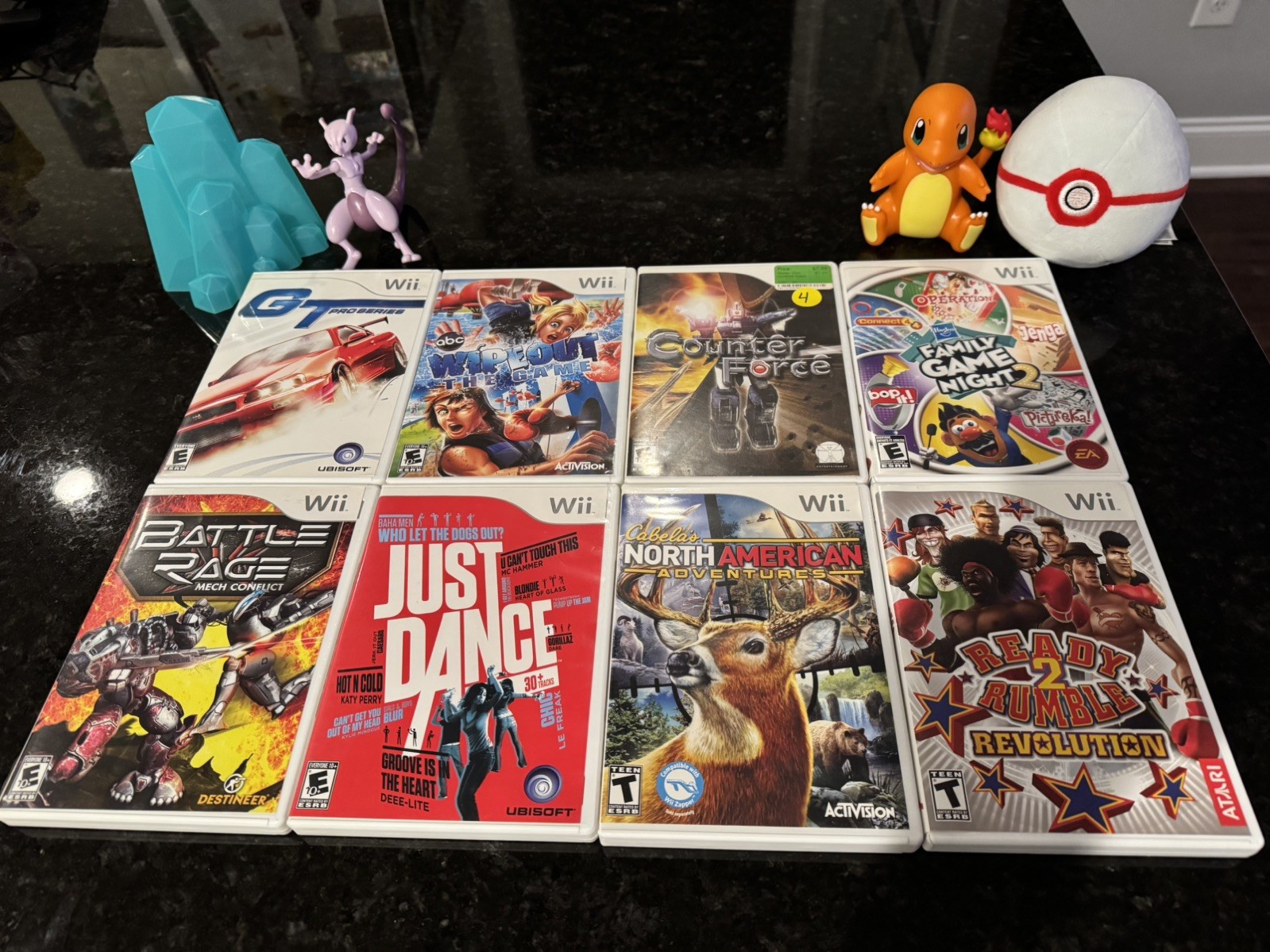 8 PCS Assorted Nintendo Wii Game Lot (Bulk Very Good Condition)