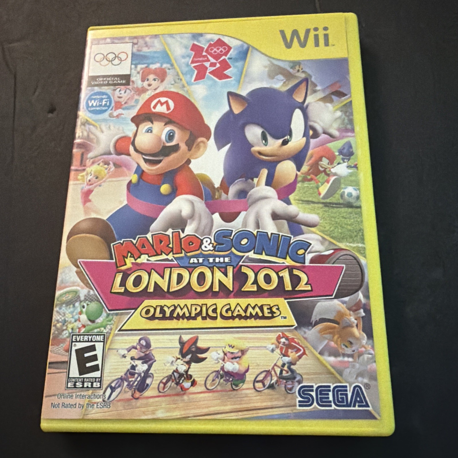 Mario & Sonic London 2012 Olympic Games Wii Complete CIB Tested Working