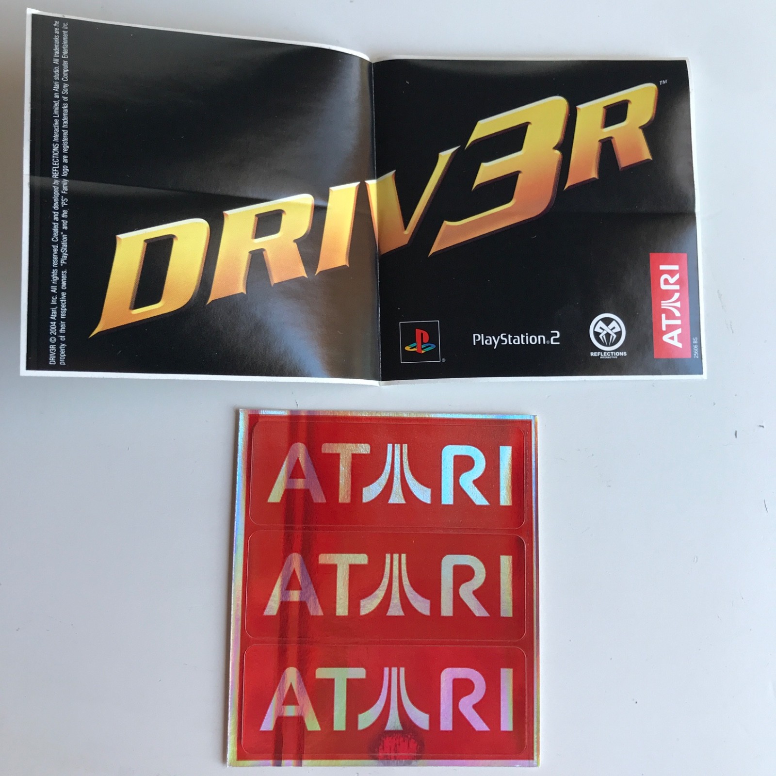 Driver 1 & 2 Twin Pack – Sony PlayStation One – Complete with Stickers