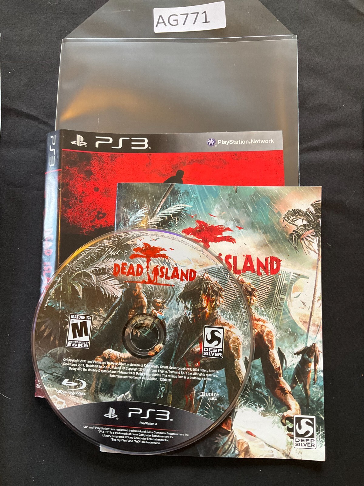 Dead Island (PlayStation 3 PS3) Video Game No Case No Tracking #AG771