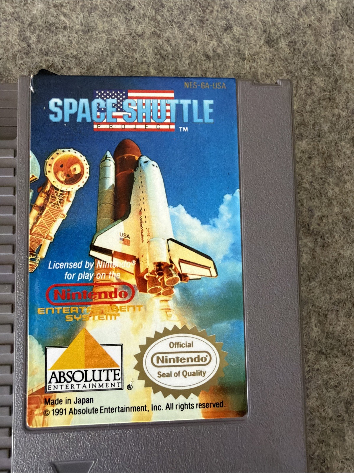 Space Shuttle Project (Nintendo Entertainment System, 1991) – Cart Only – T&W