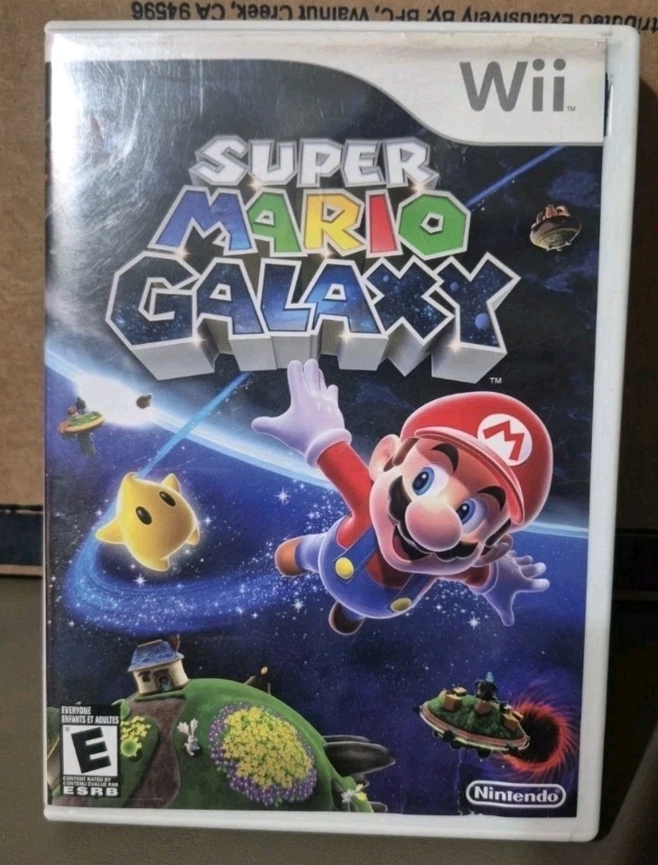Super Mario Galaxy (Nintendo Wii, 2007) Complete With Manual CIB Tested