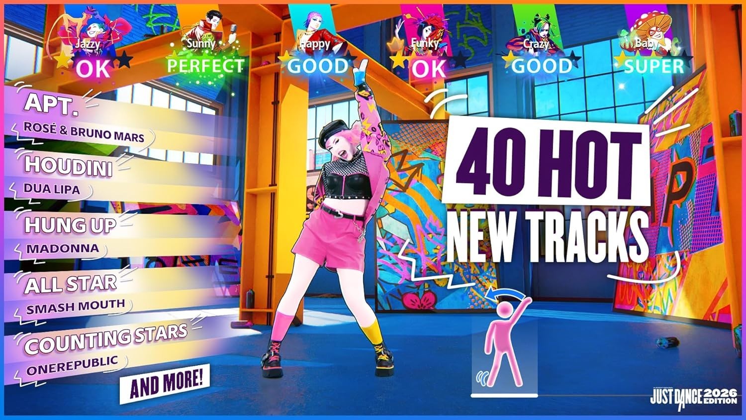 Nintendo Switch NS1 Just Dance 2026 舞力全开2026 HK Chinse/English verision Game NEW
