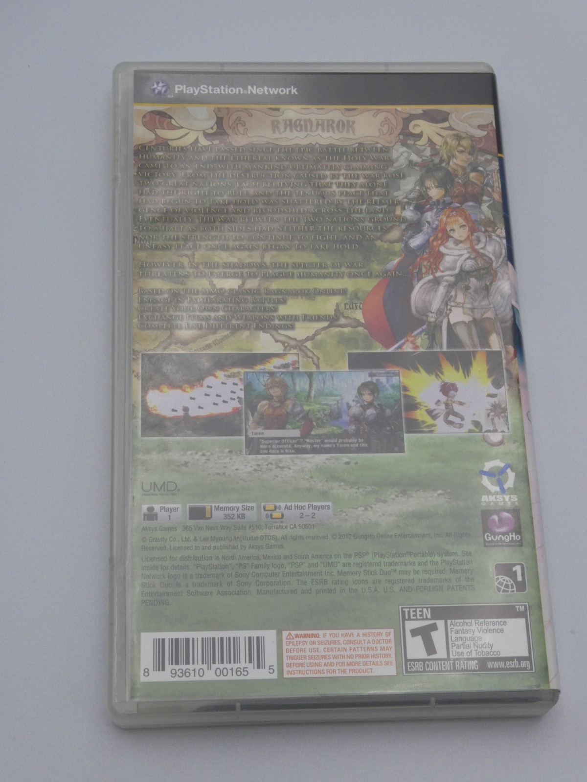 Ragnarok Tactics (Sony PSP PlayStation Portable) CIB Complete w/ Manual
