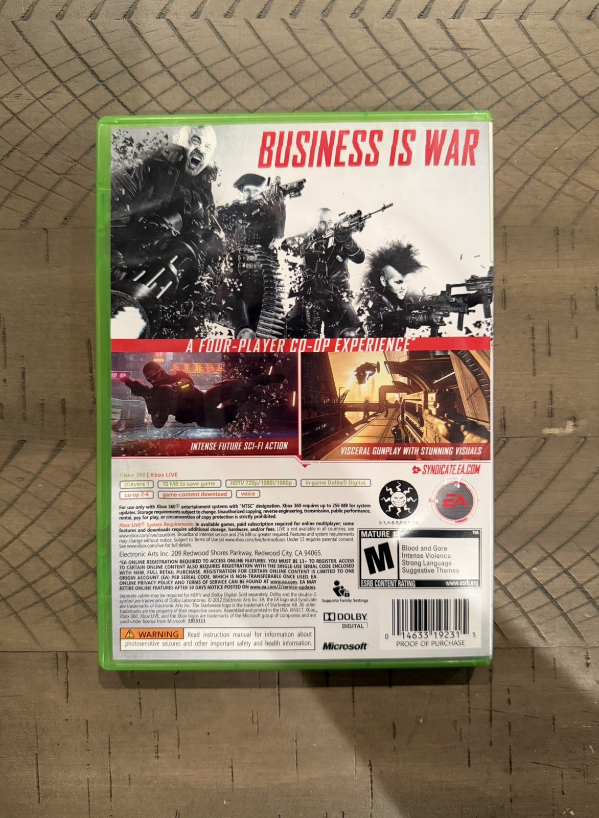 Syndicate; CIB (Microsoft Xbox 360, 2012)