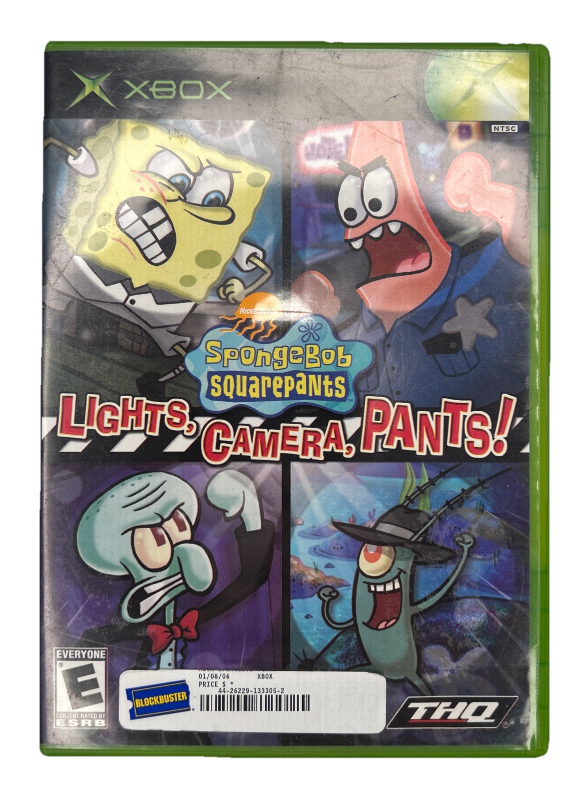 SpongeBob SquarePants: Lights, Camera, Pants (Microsoft Xbox, 2005) Blockbuster