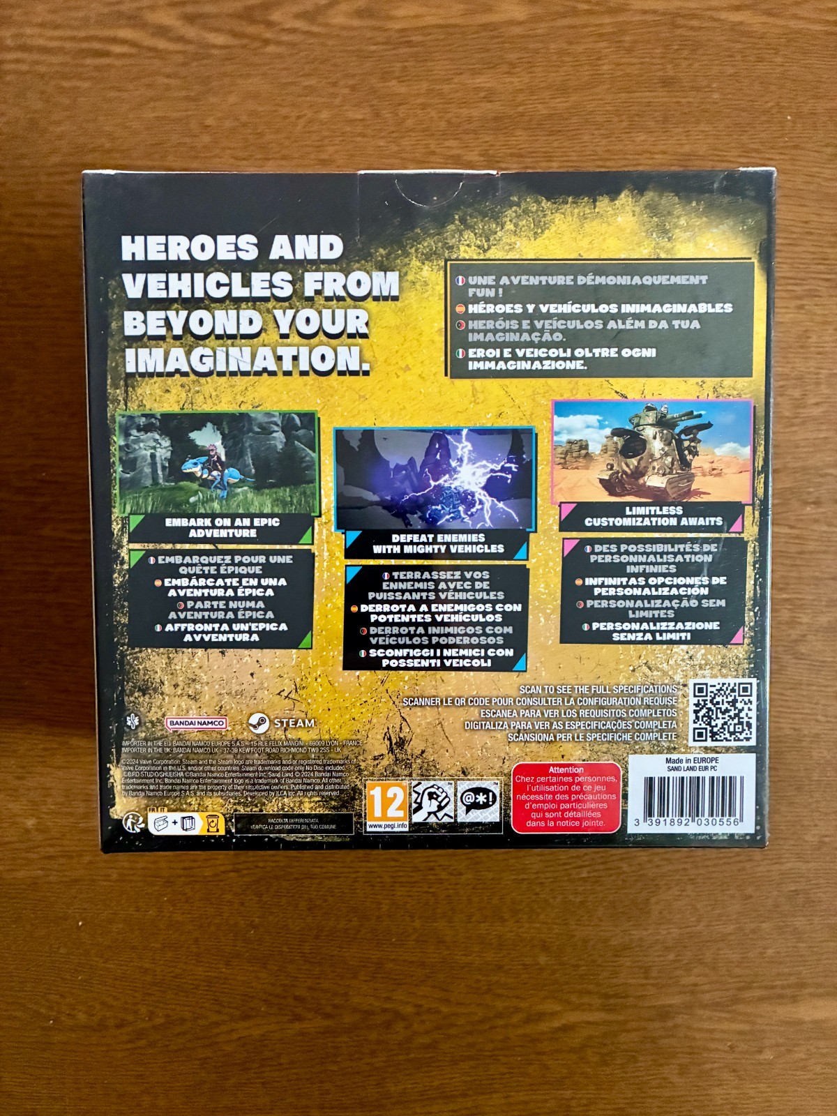 SAND LAND COLLECTOR’S EDITION PC NEW SEALED COLLECTORS ENGLISH (CUSTOMS FREE)