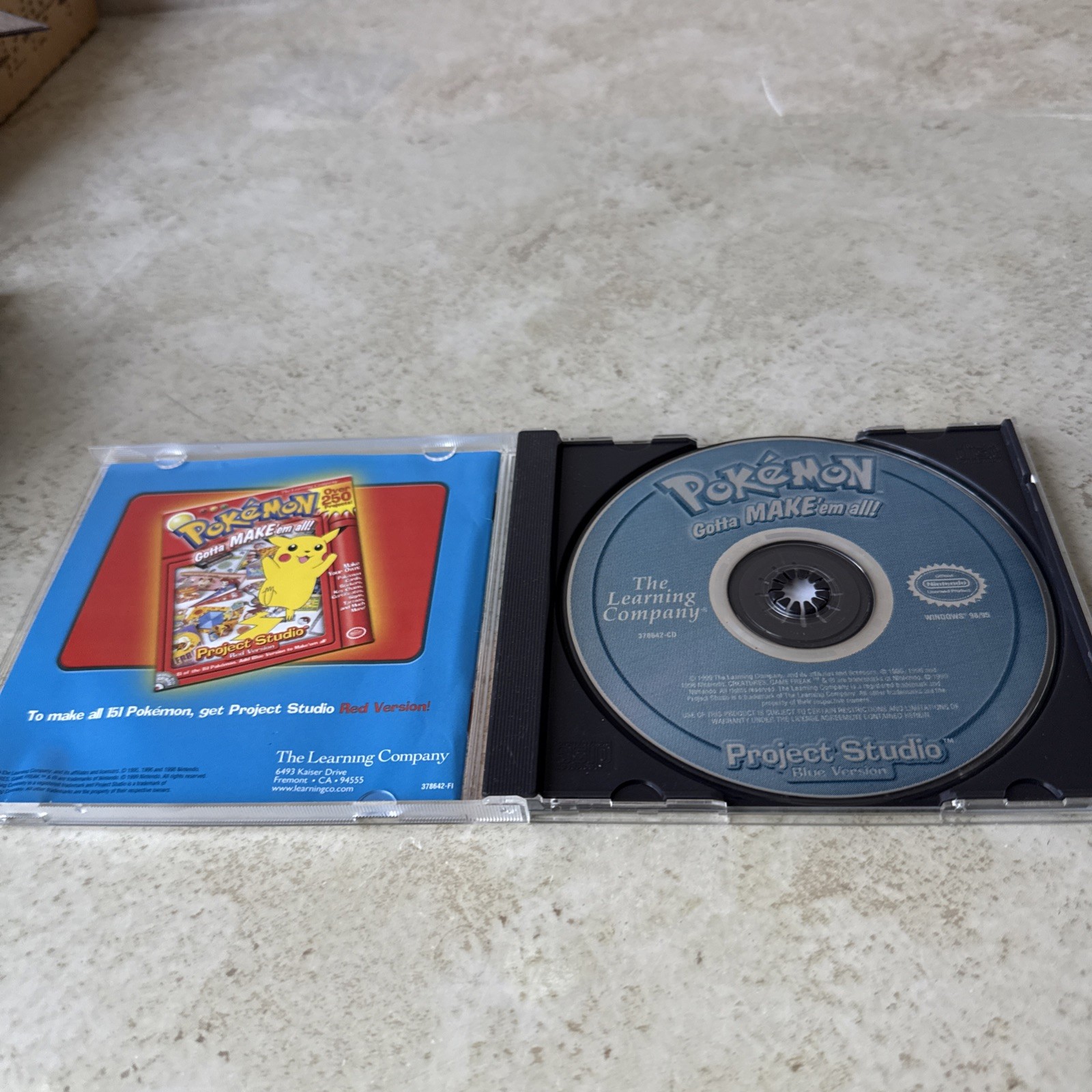 Pokémon: Project Studio — Blue Version (PC, 1999)
