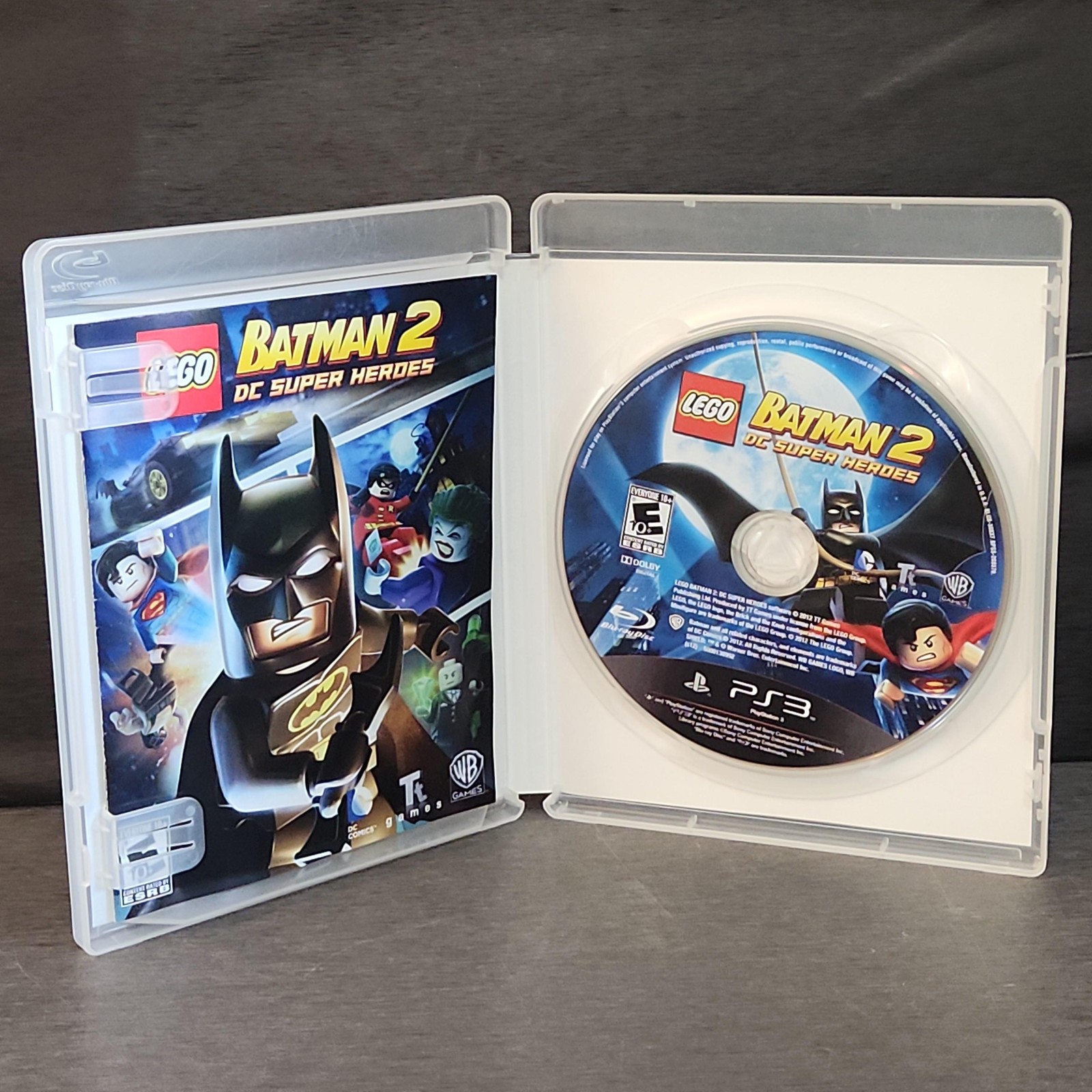 LEGO Batman 2 DC Super Heroes PS3 Game CIB Manual E10+ WB NTSC-U/C