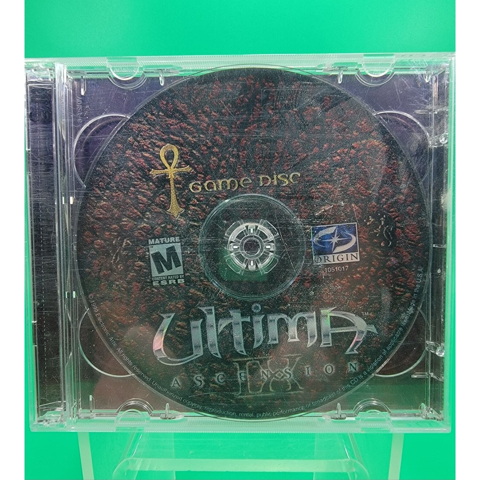 Ultima Ascension IX Windows PC CD Game Disc & Install Disc