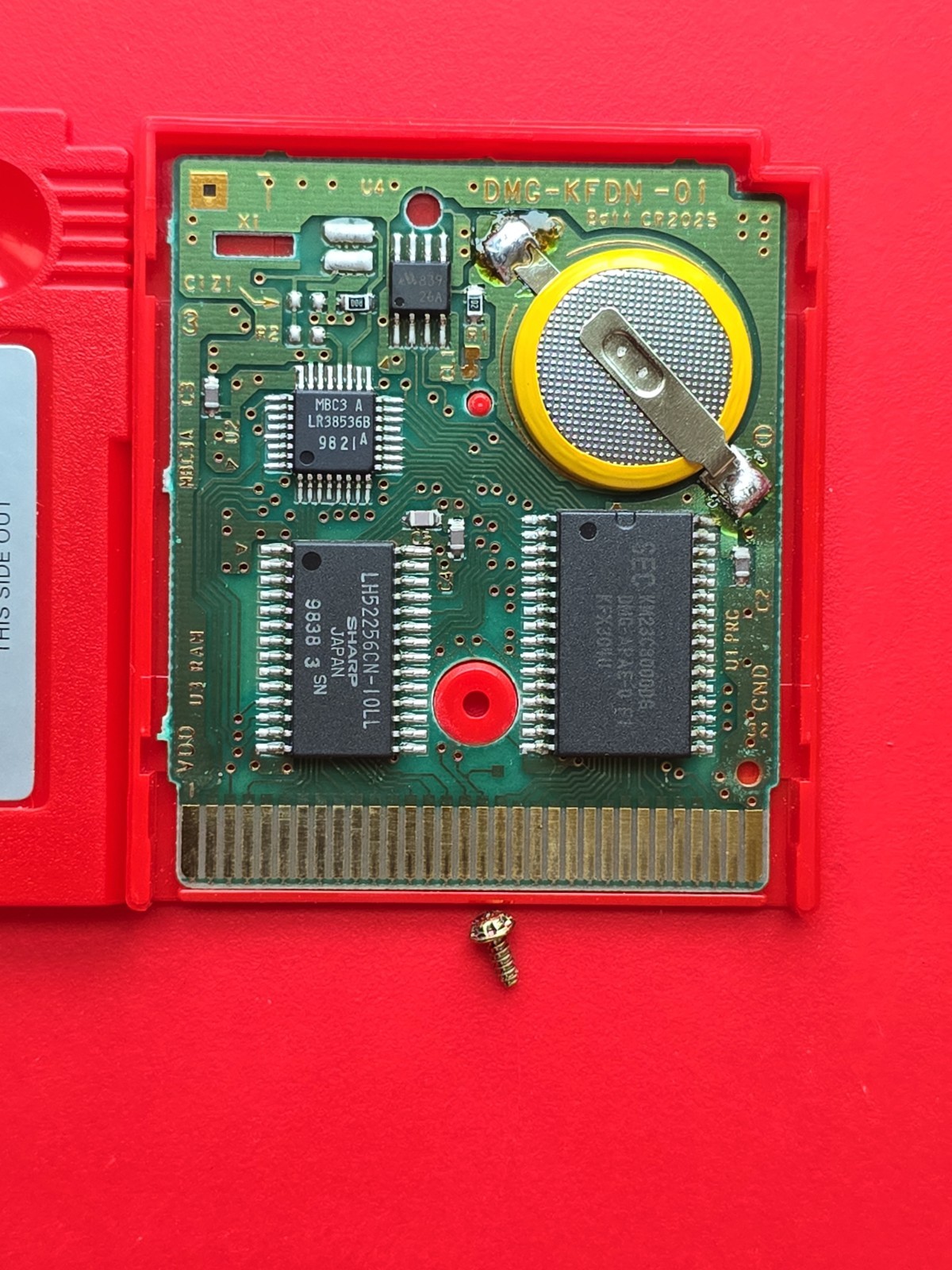 Game Boy Pokemon: Red Version Nintendo GB Authentic Saves New Battery