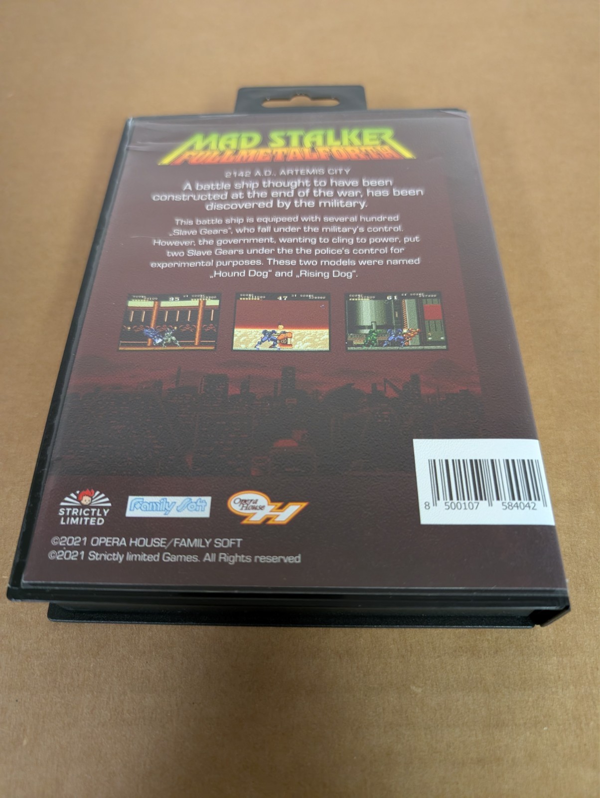 Mad Stalker Fullmetal Forth – Sega Genesis – Strictly Limited Games – Very Good