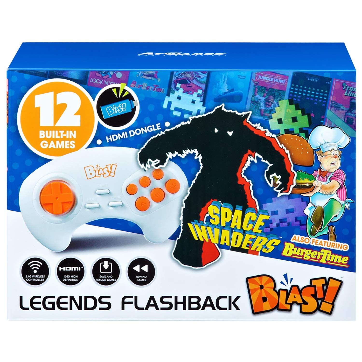 Legends Flashback Blast! Legend Flashback BLAST! HDMI 12 Games Built-in