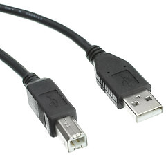 [Pack of 2] USB 2.0 Printer/Device Cable, Black, Type A Male to Type B Male, …
