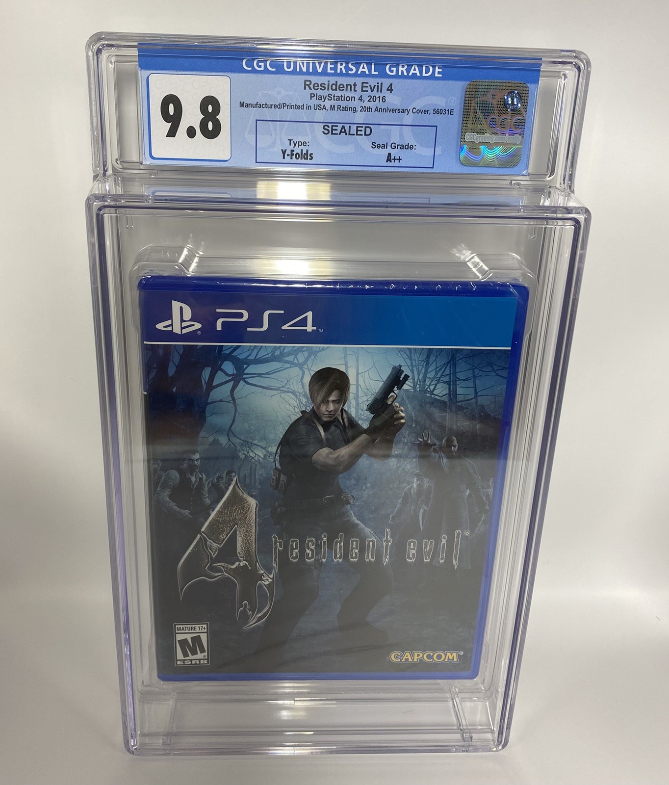 Resident Evil 4 (PlayStation 4, 2016) PS4 CGC 9.8A++ SEALED