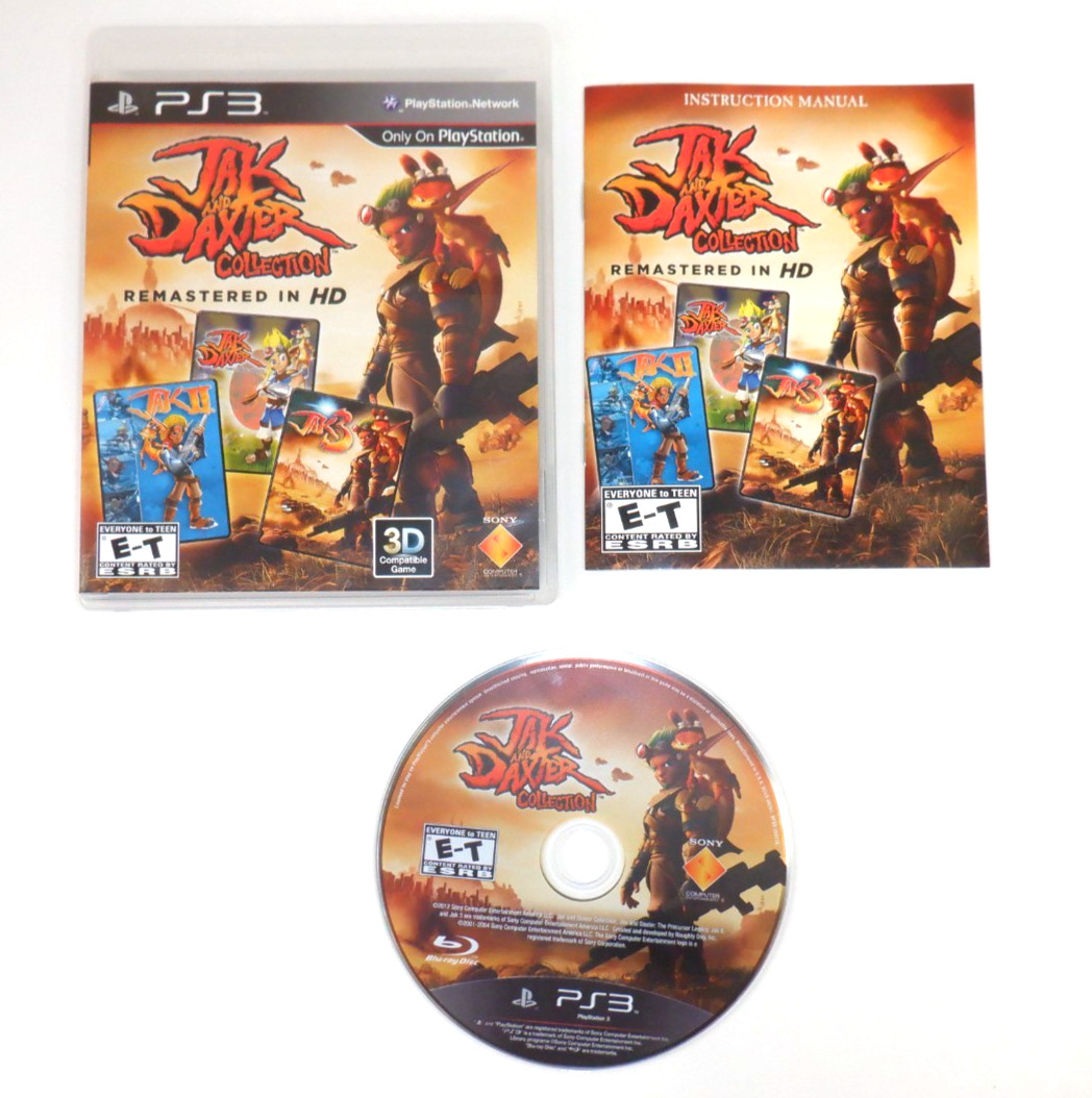 Jak and Daxter Collection PS3 Remastered in HD 3D Compatible Game -Excellent Con