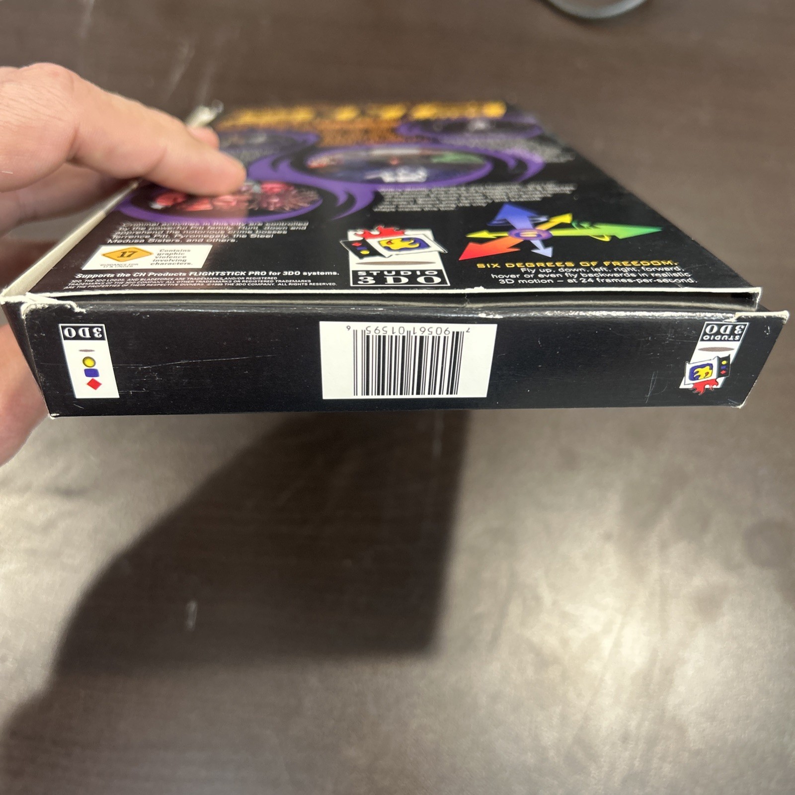 Blade Force (3DO) CIB Complete + Reg Card + Long Box + All Inserts! MINT Disc!
