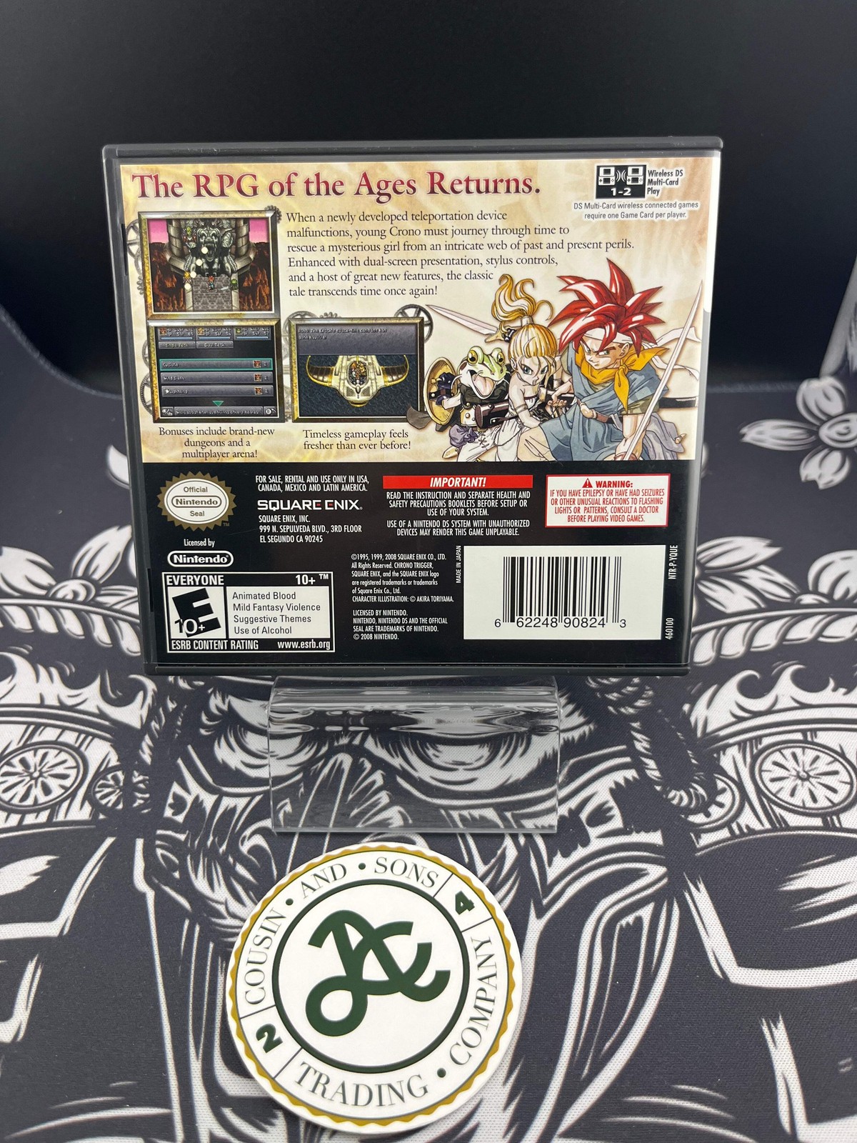 Chrono Trigger (Nintendo DS, 2008) Complete w/ Manual – No Poster