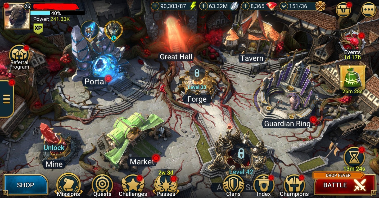Raid Shadow Legends | Starter acc with Acrizia : 90k energy / 27 Legendary hero