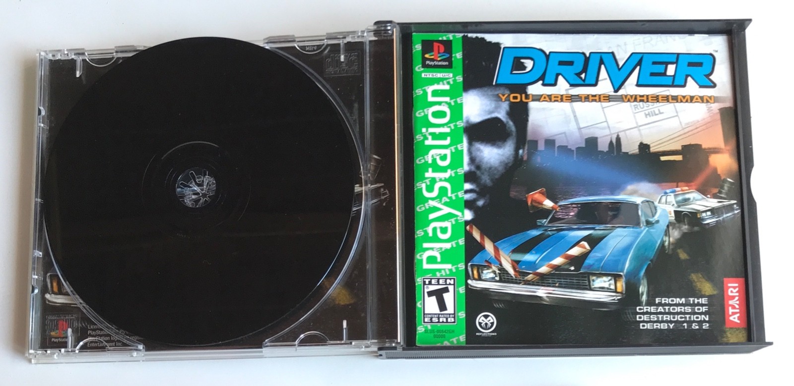 Driver 1 & 2 Twin Pack – Sony PlayStation One – Complete with Stickers