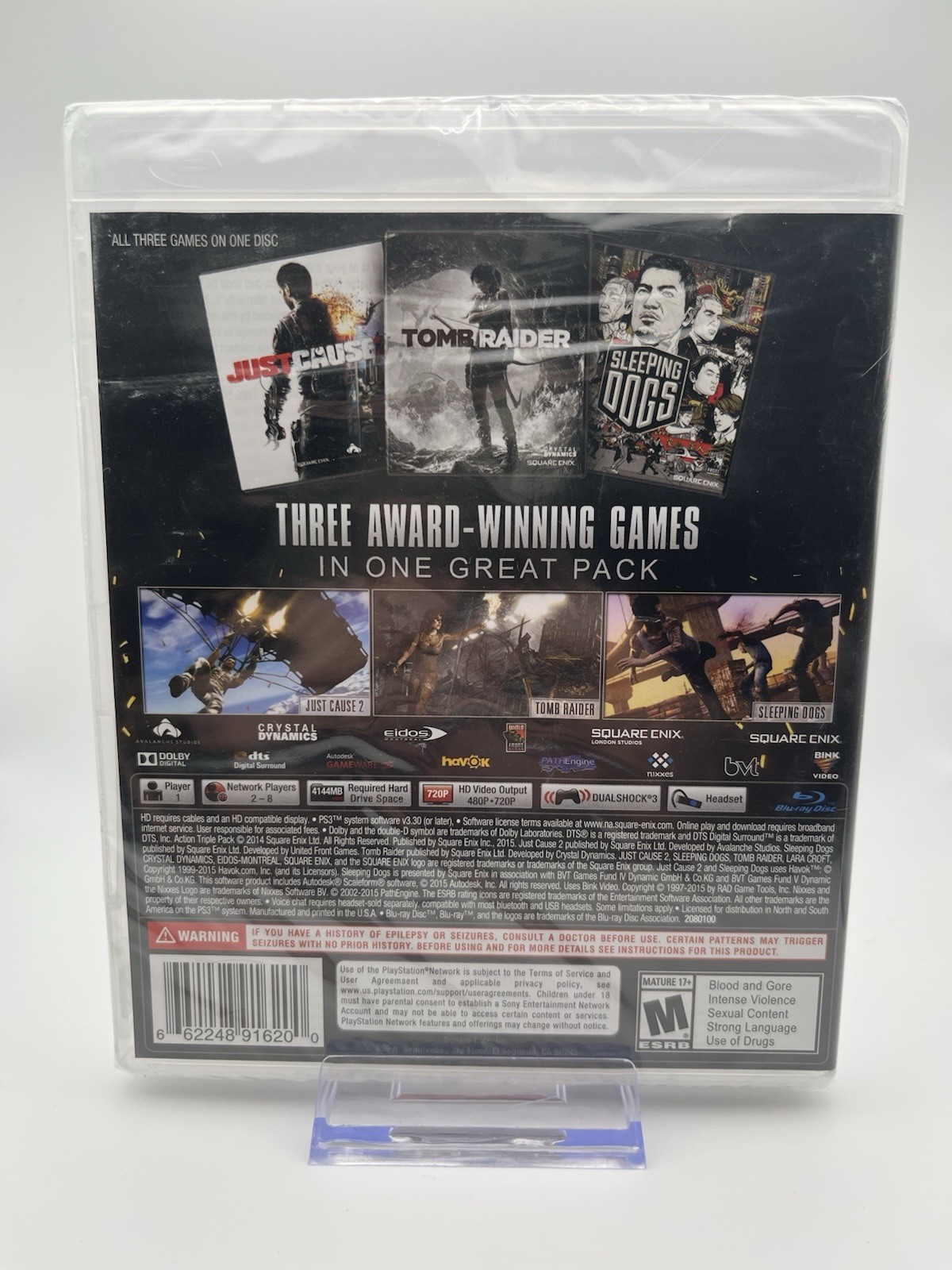 Ultimate Action Triple Pack (Sony PlayStation 3, 2015) Sealed