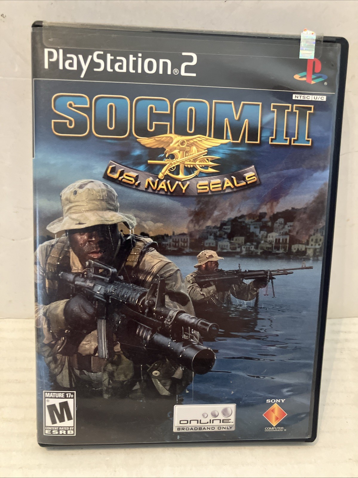 SOCOM II US Navy Seals (Playstation 2, 2003) w/ Manual Complete | CIB | Tested