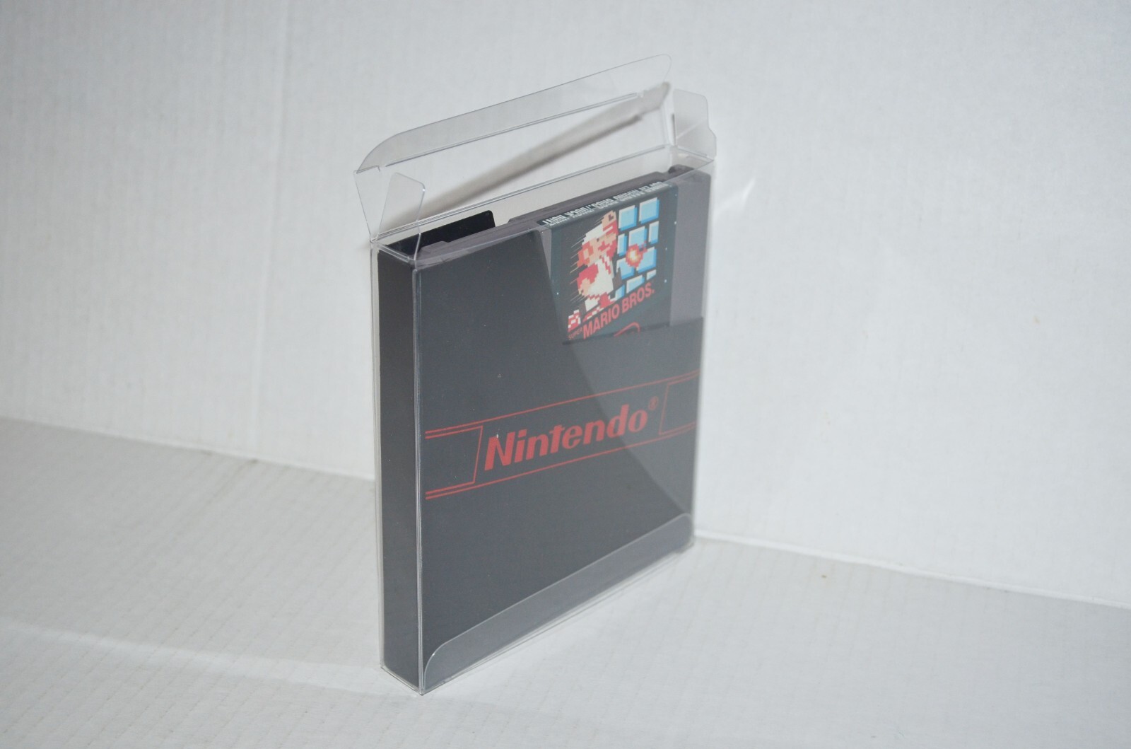 50 Plastic Protective Protector Cases Sleeve Display For Nintendo NES Cartridges