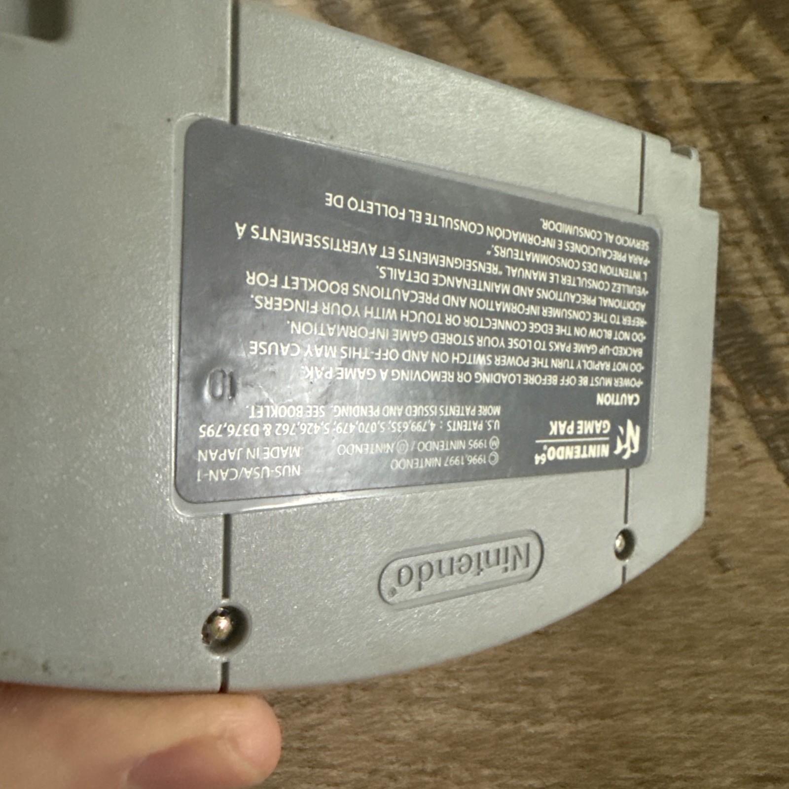 SUPER MARIO 64 Nintendo 64 Authentic No Sticker!