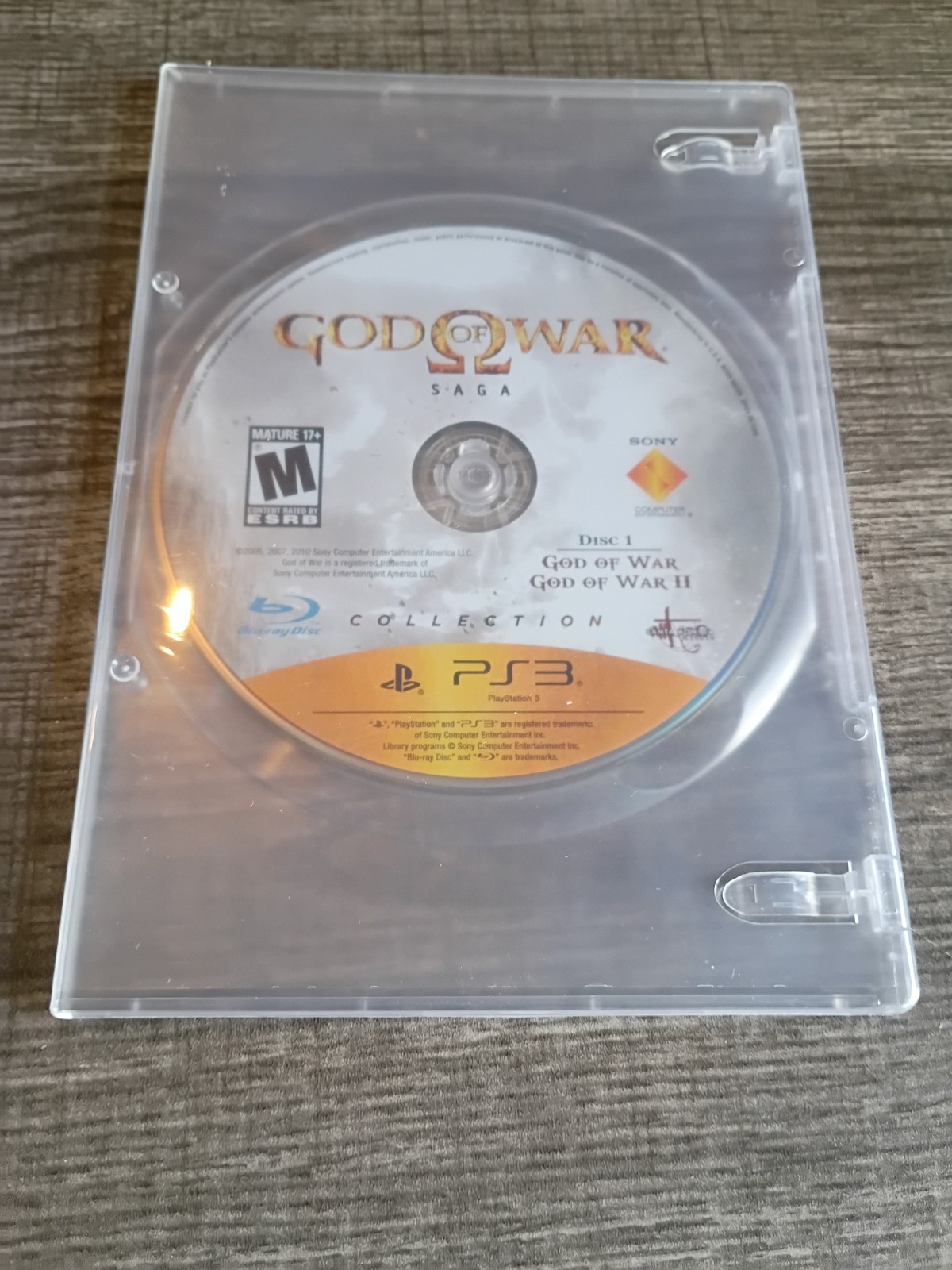 God Of War Sagan Disc 1 Playstation 3 – Disc Only – Untested