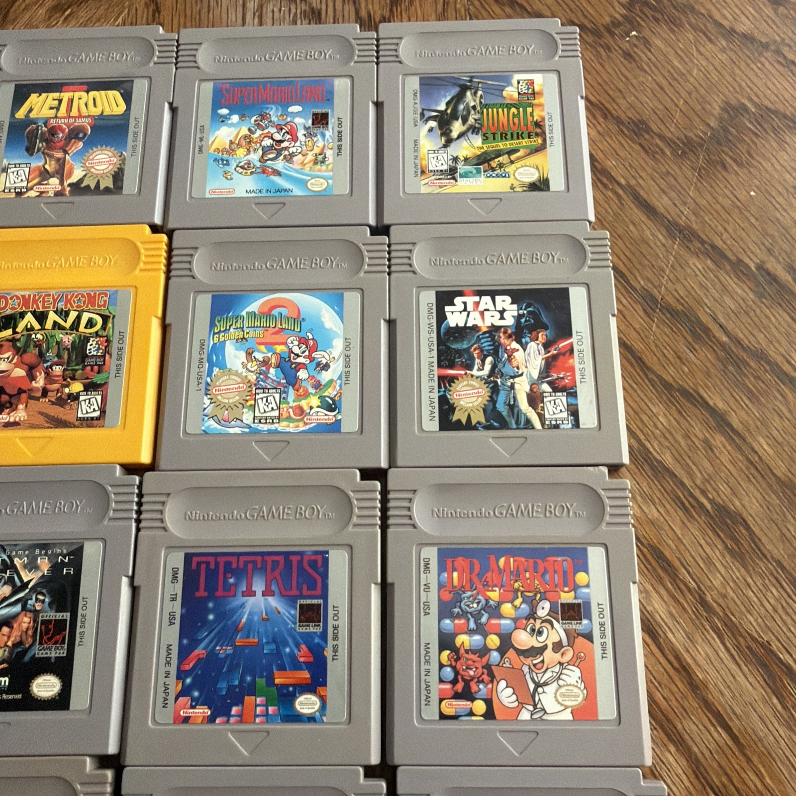 Lot Of 12 Gameboy Games Metroid Super Mario Land Donkey Kong Batman