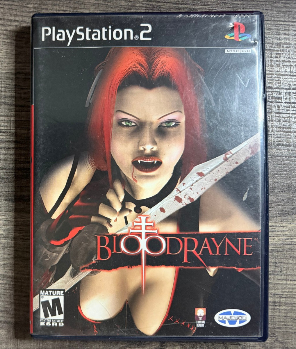 BloodRayne – Sony Playstation 2 PS2 – Majesco – Acceptable Condition